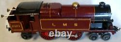 HORNBY No. 2 0 Gauge Mixed Goods LMS c. 1930 Train Set Clockwork Railway Model