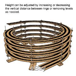 HO Gauge Double Track Helix For 18 and 22 Tracks