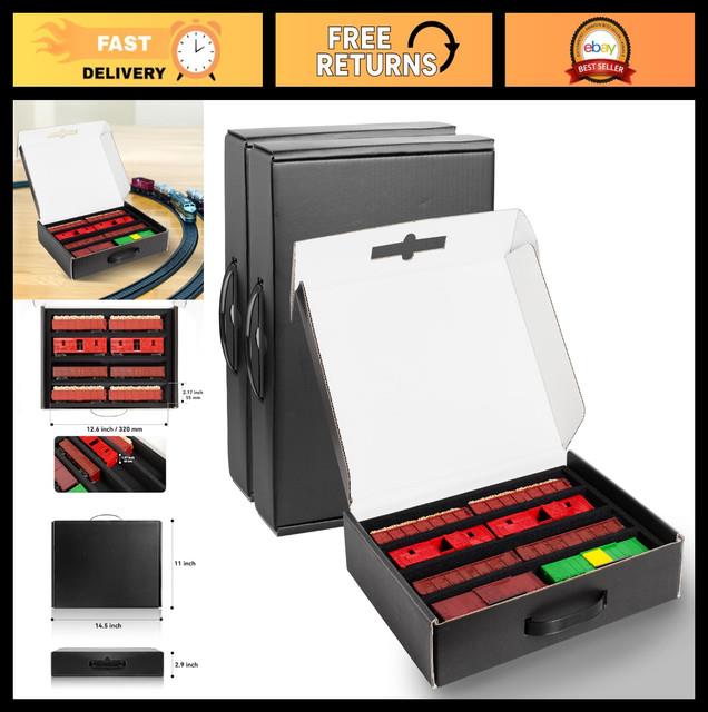 Ho Gauge Model Train Storage Box 4 Slot Horizontal Organizer For Locomotives &