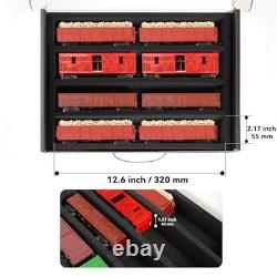 HO Gauge Model Train Storage Box 4 Slot Horizontal Organizer for Locomotives &