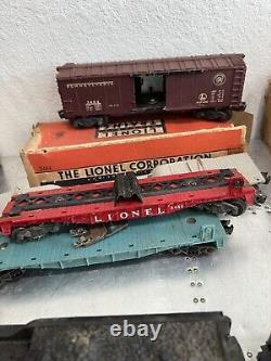 HUGE Vintage Lionel O Gauge Trains Engines Cars Cabooses Gas Cargo Lot ++