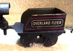 Hafner Overland Flyer Tin Train Fright Set Prewar O Gauge