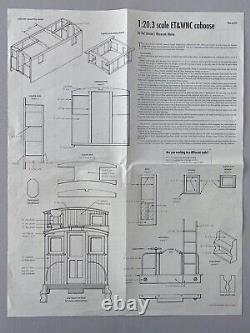 Handmade Wooden Caboose Ted Stinson Northeast Narrow Gauge Kit 120.3