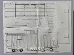 Handmade Wooden Caboose Ted Stinson Northeast Narrow Gauge Kit 120.3