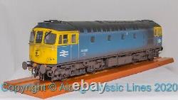 Heljan 3400, Gauge O, Class 33/0 Bo-Bo Diesel locomotive, 33012 BR weathered blue