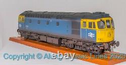 Heljan 3400, Gauge O, Class 33/0 Bo-Bo Diesel locomotive, 33012 BR weathered blue