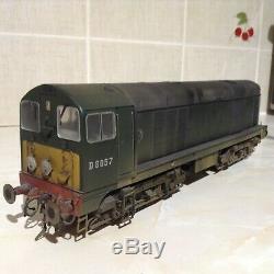 Heljan O gauge Class 20 D8057 in BR weathered green livery Ref 2000 Analogue