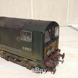 Heljan O gauge Class 20 D8057 in BR weathered green livery Ref 2000 Analogue