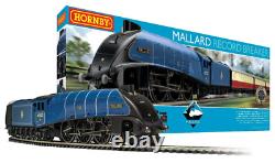 Hornby Mallard Record Breaker OO Gauge Model Train Set R1282T