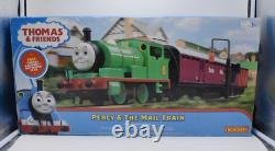 Hornby Percy Engine and the Mail Train Set 00 Gauge Electric Train Set 2016 New
