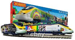 Hornby The Beatles'Yellow Submarine' Eurostar OO Gauge Model Train Set R1253M