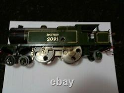 Hornby gauge tin plate model trains 4-4-2 clockwork tank loco from 1930's