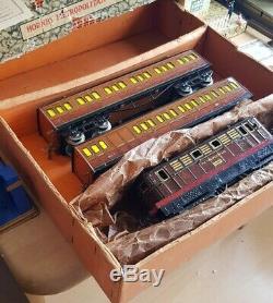 Hornby o gauge electric Metropoitan boxed set. Very rare