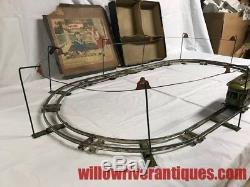 IVES Early Prewar O Gauge 810 Trolley Outfit! Original Box & Catenary! 1912! CT