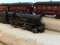 IVES Lionel No. 258 Loco with3-Car 603, 603 & 604 Passenger Set, O Gauge Prewar