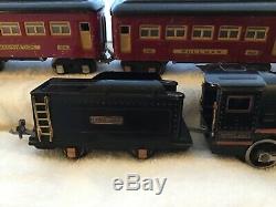 IVES Lionel No. 258 Loco with3-Car 603, 603 & 604 Passenger Set, O Gauge Prewar