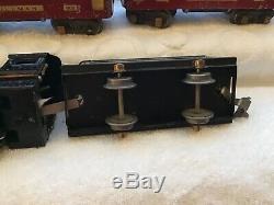 IVES Lionel No. 258 Loco with3-Car 603, 603 & 604 Passenger Set, O Gauge Prewar