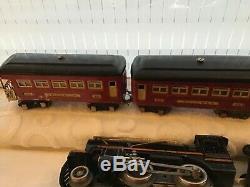 IVES Lionel No. 258 Loco with3-Car 603, 603 & 604 Passenger Set, O Gauge Prewar