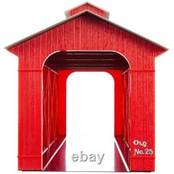 Illuminated 24 Train Bridge O Gauge Model Train Accessory