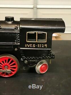 Ives Pre War 1 Gauge Locomotive 1129 Black