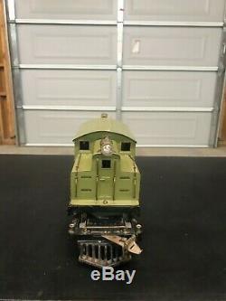 Ives Pre War Standard Gauge Locomotive Green 3243r