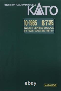 KATO 101965 Twilight Express Mizukaze 4 Car Basic Set N Gauge Model Train KATO 101965 Twilight Express Mizukaze 4 Car Basic Set N Gauge Model Train