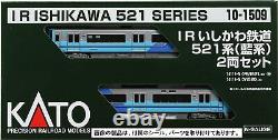 KATO 10-1509 N Gauge IR Ishikawa Railway 521 series Indigo 2-Car Set Train Model