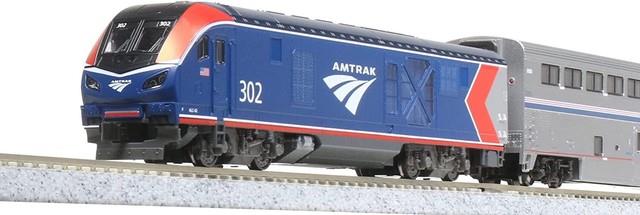 Kato 10-1788 N Gauge Amtruck Alc-42 & Superliner 4 Car Model Train Vehicle Set