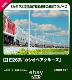 KATO 10-2112 E26 Cassiopeia Cruise 6 Car Basic Set N Gauge Model Train Japan New