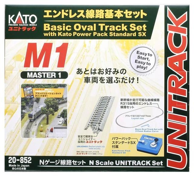 Kato 20-852 N Gauge Endless Railroad Basic Set Master 1 Model Train Rail Set