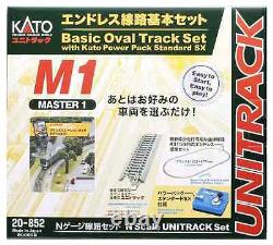 KATO 20-852 N Gauge Endless Railroad Basic Set Master 1 Model Train Rail Set KATO 20-852 N Gauge Endless Railroad Basic Set Master 1 Model Train Rail Set