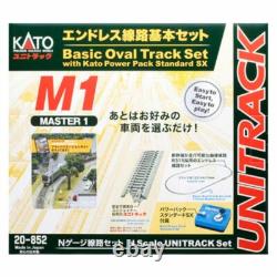 KATO 20-852 N Gauge Endless Railroad Basic Set Master 1 Model Train Rail Set New KATO 20-852 N Gauge Endless Railroad Basic Set Master 1 Model Train Rail Set New
