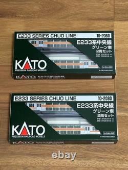 KATO E233 Chuo Line Green Car 4 Car Set 10 2080 N Gauge Model Train Japanese