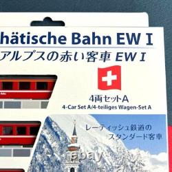 KATO EW I 4 Car Set A N Gauge Model Train Timepiece Authentic Genuine