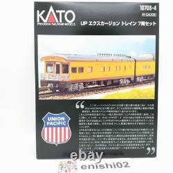 KATO N Gauge 10-706-4 UP Excursion Train 7-Car Set Model Train Passenger Car KATO N Gauge 10-706-4 UP Excursion Train 7-Car Set Model Train Passenger Car