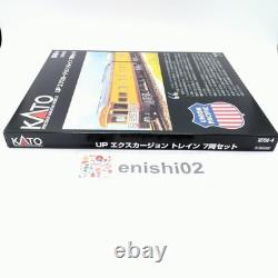KATO N Gauge 10-706-4 UP Excursion Train 7-Car Set Model Train Passenger Car KATO N Gauge 10-706-4 UP Excursion Train 7-Car Set Model Train Passenger Car