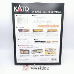 KATO N Gauge 10-706-4 UP Excursion Train 7-Car Set Model Train Passenger Car KATO N Gauge 10-706-4 UP Excursion Train 7-Car Set Model Train Passenger Car