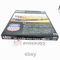 KATO N Gauge 10-706-4 UP Excursion Train 7-Car Set Model Train Passenger Car KATO N Gauge 10-706-4 UP Excursion Train 7-Car Set Model Train Passenger Car