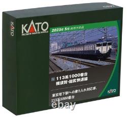 KATO N Gauge 113series 1000 Yokosuka Sobu Rapid Line 4-Cars 10-1803 Model Train