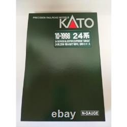 KATO N Gauge 24 Series 25 Sleeper Express Galaxy 9-Car Set 10-1998 model train KATO N Gauge 24 Series 25 Sleeper Express Galaxy 9-Car Set 10-1998 model train