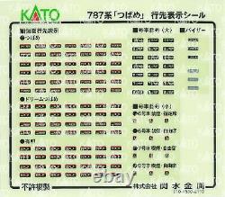 KATO N Gauge 787 Series 9-car set 10-1615 Railway model train silver