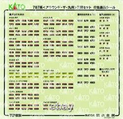 KATO N Gauge 787 Series Around the Kyushu 7-Car Set 10-1540 Model Train
