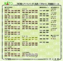 KATO N Gauge 787 Series Around the Kyushu 7-Car Set 10-1540 Railway Model Train