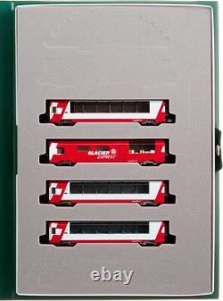 KATO N Gauge Alps Glacier Express 4-Car Set 10-1146 Model Train