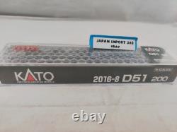 KATO N Gauge D51 200 2016-8 Model Train Steam Locomotive Japan KATO N Gauge D51 200 2016-8 Model Train Steam Locomotive Japan