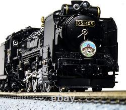 KATO N Gauge D51 498 withAuxiliary Light 2016-A Model Train Steam Locomotive Black