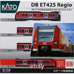 KATO N Gauge DB ET425 DB Regio 4-Car Set 10-1716 Model Train From Japan