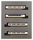 Kato N Gauge Eurostar Add-on 4cars Set 10-1296 Railroad Model Train Japan