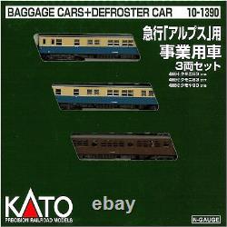 KATO N Gauge Express Alps Baggage+Defroster Car 3cars Set 10-1390 Model Train