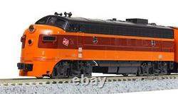 KATO N Gauge FP7A Milwaukee Road 95C 17711-3 Model Train Diesel Locomotive